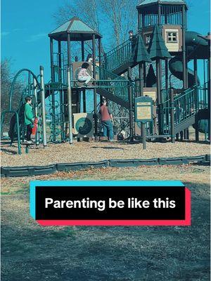 Parenting is a funny thing #parenting #parentsbelikee #blackmomtent #blackmomsbelike😂 #checkonyourkids #checkyourkids #attheplayground #attheparktoday #parkadventures #playground 