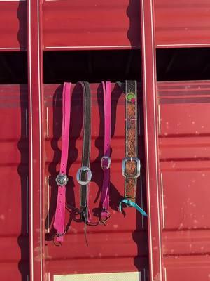 Headstalls I have for sale! #fyp #foryou #headstall #cowgal #cowboy #cowpony #leather #leathercraft #leatherwork #handmade #forsale #mt #montana 