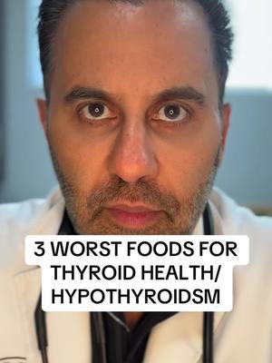 What foods do you avoid for better thyroid health and hypothyroidism? 👀 #thyroid #hypothyroidism #thyroidhealth #hashimotos #thyroidproblems 