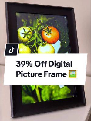 🖼️ Score this wifi enabled digital photo frame for 39% off with FREE shipping on TikTok Shop. Tap the orange Shop button on this video to get what is basically an Android tablet, touchscreen and all, for under $42 shipped. 🤑 It auto rotates to display in portrait or landscape mode and you can send photos wirelessly from your phone to the 32gb of internal storage. 📲 You can even add relatives to send pictures of the baby to grandma's digital picture frame. If you've got a ton of photos on a computer, just throw them on a thumb drive or SD card to plug and play. Get this deal and save 39% when you tap the orange Shop button on this video. #digitalframe #digitalpictureframe #digitalphotoframe #TikTokShop #winterfinds #spotlightfinds #tiktokshopfinds #fitforsuccess #treasurefinds #ttstastemakers #TTSDelight #electronicsweek #TTSDelightNow #giftguide #deals #tiktokdeals #smartshopper #dealhunter #krazycouponlady