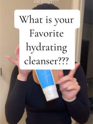 What is your favorite hydrating cleanser ??? PLEASE ignore the Christmas pajama pants 🤪#skincare #cleanser #skintok #skintiktok #skincareroutine #newskincare 