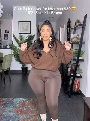 This 3 piece set is a definite 10/10 especially for the price, will be getting this set in more colors 😍😍😍 #3pieceset #threepiece #cozyoutfit #cozyoutfits #womenfashion #curvytiktok #curvyfashion #midsize #midsizefashion #plussize #plussizefashion #winteroutfit #winteroutfitideas #tiktokshopfinds #spotlightfinds #tiktokmademebuyit #fyp 