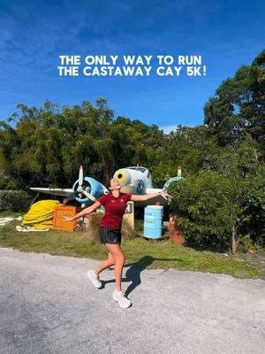 This is the only way to run the Castaway Cay 5k!!🏃🏻‍♀️💨🏴‍☠️ #castawaycay  #disneyprivateisland #castaway  #privateisland  #disney  #disneycruise #disneycruiseline  #disneycruiseship  #disneycruiselife  #dcl #cruise  #cruiseship  #cruisetok  #cruiselife  #cruisetips  #dcl #castawaycay5k  #Running  #5k  #race  #disneycharacters #castawaycayfood #piratesofthecaribbean #jacksparrow #jacksparrowrun 