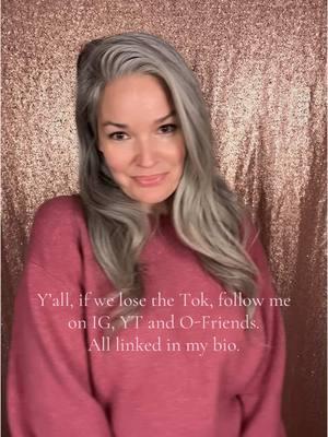 Y’all, if we lose the Tok, follow me on IG, YT and O-Friends.  All linked in my bio. #aprilthegrey #aprilshowers #followmy #followmylife #tiktokban #of  