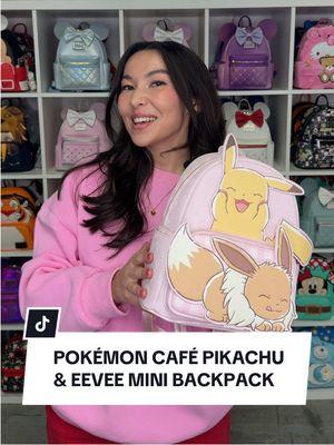 Looking for an iconic dynamic duo!? Well here is the amazingly cute Pokémon Café Pikachu & Eevee Mini Backpack you all been waiting for! 💕✨ It’s in-stock now so let us know what you think about it! #707street #707club #loungefly #tiktokshopfinds #gift #spotlightfinds #SmallBusiness #SmallBusiness #pokemon #pikachu #eevee #ootdinspo #ValentinesDay #backpack 