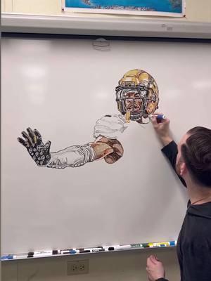 WOW! A WORK OF HEISMAN ART! 🏈 Which team do you think will draft Travis Hunter? Take a look at the Travis Hunter Cards and all of the amazing Football Collectibles available now in our January Elite Auction at goldin.com! 🎥: @jcoreyartist #TheHobby #TravisHunter #Heisman #CFB #CollegeFootball #Colorado #CUBuffs #Collectibles #Memorabilia