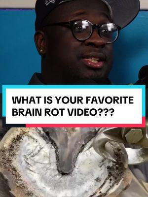 What is your favorite Brain Rot Video 😳🧠 LMK in the comments ⬇️ #noregulars #podcast #fyp #brainrot #clips #mukbang #hydraulicpress 