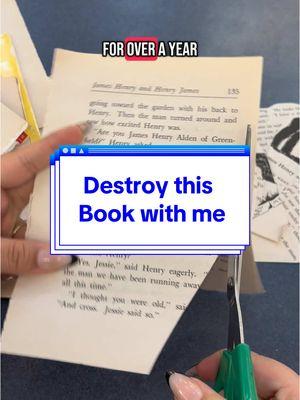 Have you read the Boxcar series? my students don’t  care for it anymore 🙈📚✂️ #BookTok #library #librarian #elementaryteacher #destroy #decorating #book 