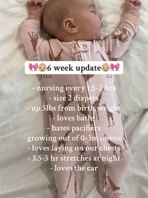 I love her so much🩷 #newborn #babygirl #newmom #6weeksold #newbornlife #firsttimemom 