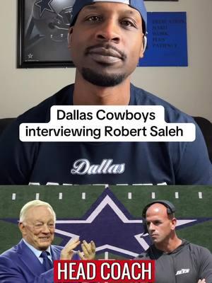 Dallas Cowboys interviewing Robert Saleh  #dallascowboys #dallascowboysfans #dallascowboysnation #dallascowboysnation #jerryjones #robertsaleh #nfl #nflfootball #nfltiktok #nfltiktoks #football #footballtiktok #espn #letjaytryit 