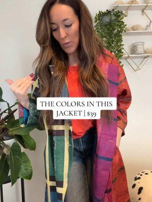 These colors are everything 🛍️ ADD TO CART!  #coat #coats #jacket #cutejacket #style #color #colorfulstyle #tiktokstyle #addtocart 