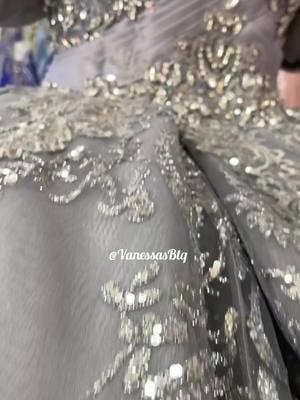 This is your moment to shine ✨ Call or DM for your #Quinceañera appointment. #SilverDress #Offtheshoulder #Glitter #QuinceañeraDress #Sweet16 #Sweet16Dress #VanessasBoutique #VanessasBtq #WacoTx #Fyp