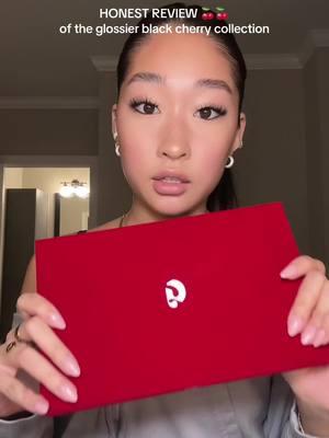 one thing about me is i LOVE cherry colored makeup & an honest review 👀🍒 #grwmroutine #makeupreview #glossier #cherrymakeup #honestmakeupreview @Glossier 