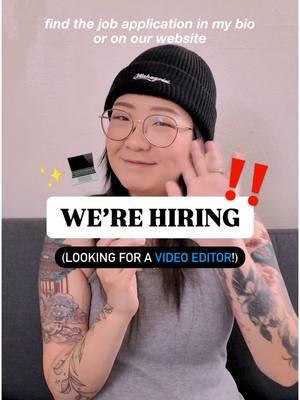 ‼️ WE’RE HIRING ‼️ Calling all VIDEO EDITORS! 🎥💻  I’m looking for someone who’s as passionate about content creation/social media as we are to join our team! This video covers some main points about the job position such as: ✨ It’s fully remote! (work from anywhere) ✨ Part-time, flexible working hours (w potential for full time) ✨ Directly contribute to our brand/community ✨ Collaborate directly with meeee 🥲🫶🏻 INTERESTED in joining the RISKITEAM? 👀 📩 Find the application link in our bio or on our website (Please also consider SHARING the video for us and I’ll love u 5ever!) 🥹🙏🏻💙 #videoeditor #werehiring #contentcreator 