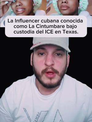 La Influencer cubana Cinthya Medrano García conocida como La Cintumbare bajo custodia del ICE en Texas #cubanosenhialeah #hialeah #i220a #cuba #cubanos #cubanoenmiami #i220b#conservador  