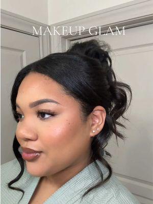 baby shower glam 🤍 #glam #grwm #makeup #grwmbabyshower #fyp 