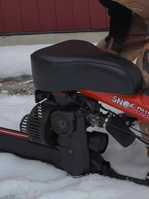 A Sno-Runner is on our Christmas list this year! This 1979 Chrysler Sno-Runner is a single-passenger snow bike powered by a 134cc two-stroke single driving a rear track through a centrifugal clutch. #bringatrailer #snorunner #snowmobile #snowbike #wintervibes