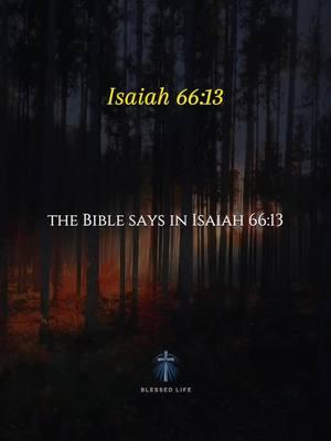 Isaiah 66:13 Would you pray with me over this bible verse? #dailyprayer #isaiah66 #bible #bibleversedaily #biblequotes 