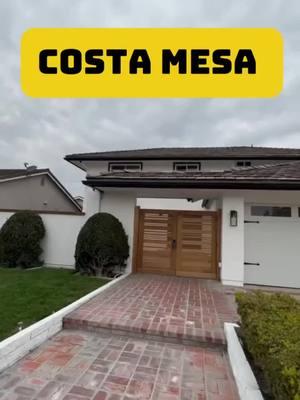 📍 Costa Mesa is calling your name!  Save this post if you’re vibing with this home,  or DM me to schedule your exclusive tour! Tour a sleek, modern beach-style home just minutes from the coast.  Highlight its open floor plan, natural light, and  cozy outdoor spaces for those sunny California mornings. #CostaMesa #DreamHouseGoals #CaliforniaLiving  #ModernHomes #RealEstateTour #SoCalDreams #albertchavez #clintonfoshee 