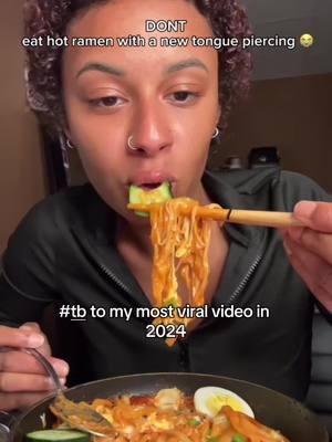 Fresh tongue piercing & hot, spicy carbonara buldak ramen go very well together obviously 🤣 👇🏽 tb to my highest viewed video of 2024, 14 million views 😲I love ya sm🫶🏽 There will be a king crab & DoorDash giftcard giveaway on my Instagram once my YouTube is at 10k subscribers 😁 follow my ig to stay tuned link in bio💕 #buldakcarbonara #buldakramen #buldakramenmukbang #enokimushroom #asmrsounds #asmr #foodasmr #ramenmukbang #majieatss #majisade #buldakramen #asmrsounds #eatingshowmukbang #eatingshowasmr #mukbang #eatingasmr #crunchysounds #crunchyasmr #eatingsoundsasmr #eatingsounds #giveaways #giveaway 