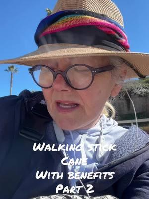 Walking stick with benefits #widowsoftiktok #widow #femaleparamedic #femalefirefighter #RN #travelingsolo #babyboomers #caretaker 