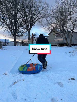 47 inch snow tube on sale now for under $24!⭐️ has a toe strip, handles, and antifreeze material! @AirsfishUS #Sled #SnowTube #Snow #WinterSports #SnowTubing #sledriding 