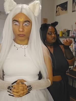 Artemis was abused by Luna low key @Animated_aja  . . . #cosplay #blerd #blackcosplayer #cosplayerofcolor #womenincostume #wannaplay #sailormooncosplay #artemis #luna #sailormooncats ##lunaandartemis #pussycats