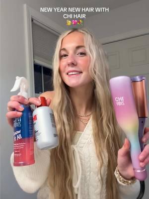 the chi silk infusion made my hair look SO HYDRATED even when heat styling!!  you can also put it in after you shower for silky and shiny hair! 👱‍♀️🌟 @@chihaircare##chi##chisilkinfusion##hair##heatstyling##haircrimper##hairstyle##hairtutorial##hairtok##TikTokShop##tiktokshopfinds