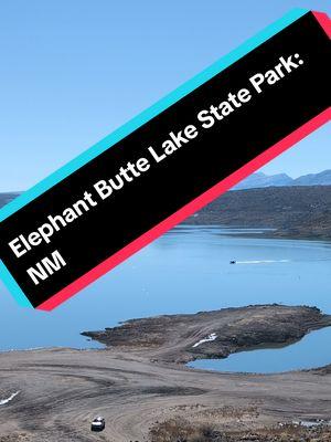 New Mexico's largest state park, and lake #elephantbutte #stateparks #hikes #Outdoors #travel #adventures #roadtrips #nm #newmexico 