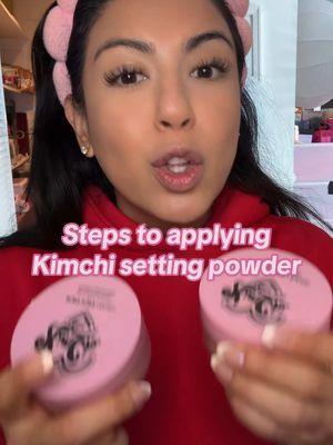 Replying to @Lisa Marie Lopez here are the 5 steps to applying kimchi powder. Hope this helps 💕  #kimchi #kimchipuffpuffpass #kimchisettingpowder #kimchichicbeauty #settingpowder #trending #kimchisettingpowder #fyp #makeuptutorial #MakeupRoutine 