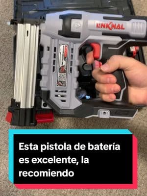 Excelente pistola de batería, se la recomiendo a todos los carpinteros.  #linknal #nailgun #nail #carpentry #carpenter #tool #tools #pistoladeclavos #clavadora #carpintero #carpinteria #herramientas #construccion #TikTokShop #usa @LINKNAL 