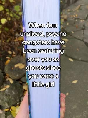 Her obsessed psycho ghostly stalkers will protect her 🔥 Gang of Ghouls by Eva Chase #paranormalromance #reverseharembooks #ghostromance #stalkerromance #morallygrey #kindleunlimitedromance #darkromance 
