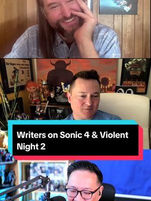 Writers on Sonic 4 & Violent Night 2 #sonicthehedgehog #sonic3 #Sonic4 #ViolentNight #ViolentNight2 #patcasey #JoshMiller 