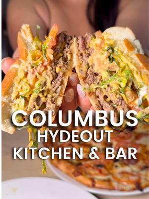 Hydeout Kitchen & Bar is the downtown spot you didn’t know you needed. Open for lunch, dinner, and weekend brunch! 🍔🍕🍰 #EatLocalOhio #ColumbusEats #HydeoutKitchen