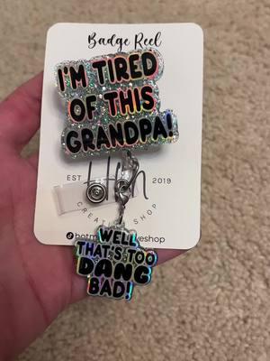 New badge reels available now! #badgereels #radiology #imtiredofthisgrandpa #glitter #BookTok #adhd #nursesoftiktok #teachersoftiktok 