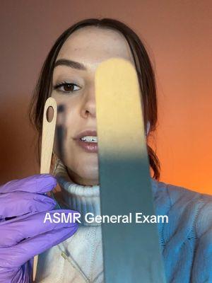 ASMR General Exam 🩻💤        #asmr #asmrsounds #asmrvideo #asnrtriggers #asmrtiktoks #asmrtiktok #asmrexam #asmrtest #asmrdoctor #asmrdoctorroleplay #asmrroleplay 