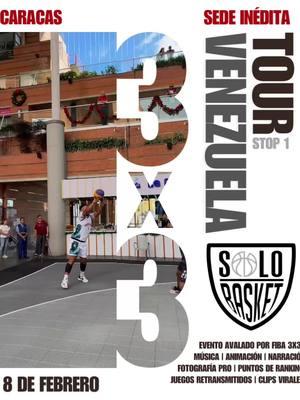 ¿Están listos o qué? Se viene la primera parada del Tour Venezuela #nosvemosenlacancha  #Caracas #Venezuela #3x3Basketball  #Baloncesto3x3 #Basket #SoloBasket #FIBA3x3  #Torneo #3x3 #FIBA #tournament #fromthestreetstotheolympics