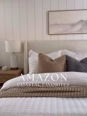 Some new Amazon coastal home faves! 🔗Click the Amazon Storefront link in my bio to SHOP #foryoupage #fyp #シviral #viral #winterbedroom #neutralbedroom #amazonhome #amazonhomedecor #affordablehomedecorfinds #amazonhomefinds 