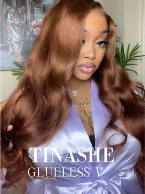 Ready to Wear Glueless Closure Wig from  @tinashehair #tinashe #tinashehair #wig #bodywave #humanhairwig #copperbrown #fallcolor #ginger #gluelesswig #wiginstall #fyp #brownwig #orangewig #fallhaircolor #loosecurls #hairinfluencer #wiginfluencer #closurewig #wigreview 