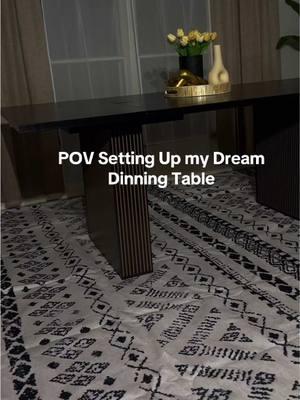 Replying to @Giggle Eisher06 Purchasing this table from TikTokshop is one of the best decision I made for 2025 so far! I am literally obsessed !! Table from: @GiraTree @giratreestore @GiratreeFurniture  #tiktokmademebuyit #tiktokshopdeals #furniture #dinningtable #tabledecor #homedecor #tableinspo #tabledecorideas #moderntable #blacktable #fyp #haitiantiktok #tiktokayisyen 