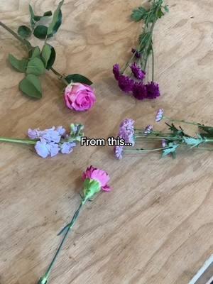 The stems vs. The Send 💓 #freshsends #flowers #bouquet #sendflowers #flowerdelivery #beforeandafter 