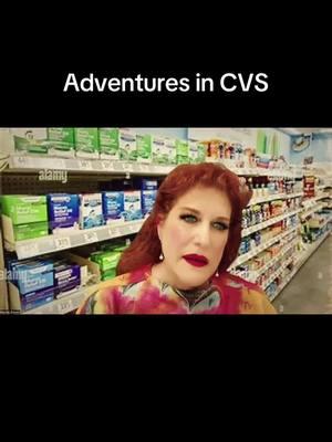 Adventures @CVS Pharmacy #cvs #drugstoremakeup #comedian #standupcomedy #fyp #explore#ccomedyrants #redhairgirl #redheadwithtattoos #crazyredhead 