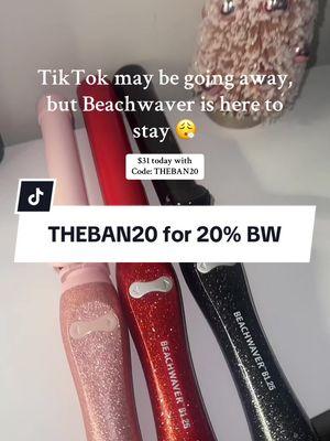 Code:THEBAN20 for a $31 Beachwaver? Say less😮‍💨😍😍 @TheBeachwaver #thebeachwaver #beachwaver #giftguide #ttslevelup #tiktokshopcreatorpicks #beachwaversale #promocode #beachwaverpromocode #deals #glitterbeachwaver #glitter #beachwaverbabes #rotatingcurlingiron 