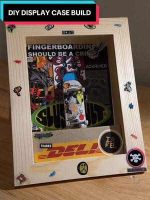 DIY Display Case for your Fingerboard! Super easy build and only takes a few minutes! Inspired by @Christopher Vargas  #fingerboard #fingerboarding #fingerskate #DIY #diyproject 