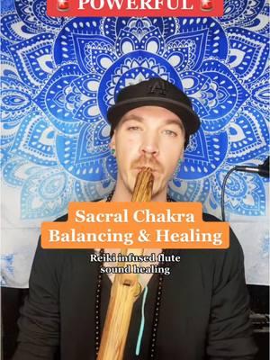 Sacral Chakra Healing 🧡🌀 Zachariah Grace on Spotify 🎶 #ZachariahGraceMusic #SoundHealing #MusicThatHeals #Graceflutes #Fluteschool #healing #reiki