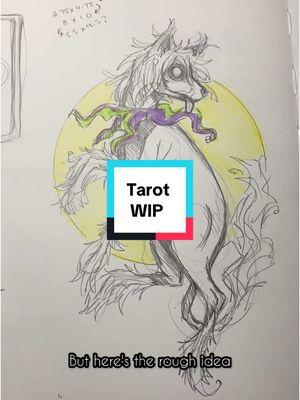 Should be fuuuuun #art #sketch #wip #drawing #tarotcard #thefool #tarot #sketchbook 