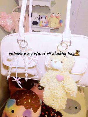 I love my chubby bag !🫶🏻🎀#standoilchubbybag #standoil가방 #standoilkorea #unpoxing #bag #charms 