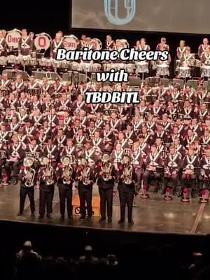 🎥📤 Video dump before the ban 🚫 Part 4 Baritone Cheers #marchingband #ohiostatemarchingband #tbdbitl 