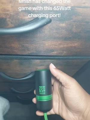 Charge your phone faster and head out the door! It has 2 USB C ports and USB A great for charging tablets and phones. #mfish #fastcharge #techtok #gadget #usba #usbc #TikTokShopLoveAtFirstFind #spotlightfinds 