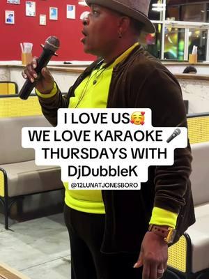 We Love Karaoke 🙌🏾Hibachi 🥰 and of course  $2 Margaritas🤪 EVERY Thursday at  @12_Lunar_Morrow 🎤 6:30-9:30 @theatlexchange #karaokenight #sing #eat #familytime #thursday #followme #habachi #karaoke #jonesboro #atl #12lunarjonesboro   #happybirthday #celebration #dance #djdubblek #Atlanta #georgia #TheKallMeDjK #2025 #dance #Tiktok #fyp #letsgo #vibes #fypシ #ay #margarita #Love #beautiful #weloveit #yes